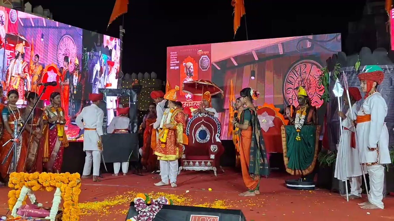 Shlok performance in shivjayanti #skit competition #learn and play school daund #3rd prize