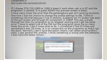 Roxio game capture HD pro PS3 installation problem NEED HELP