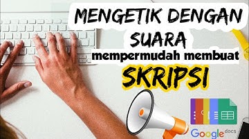 Mengetik dengan suara di Microsoft Word (voice typing using google doc)