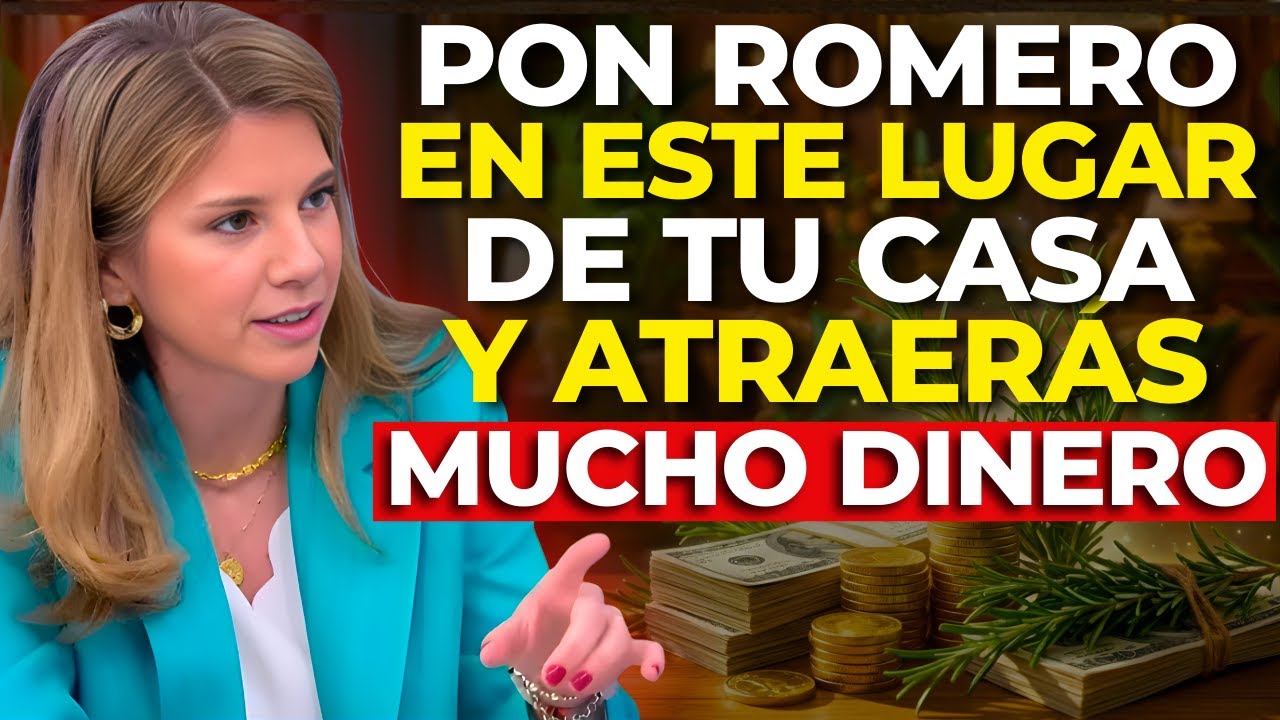 Coloca ROMERO en Este LUGAR de tu Casa y Atrae MUCHO Dinero | Marian Rojas Estapé