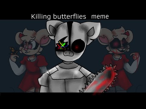 🦋Killing butterflies meme🦋 //Piggy [roblox]// ft. Robby and Mousy