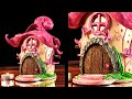 DIY Fairy House Flower Clay Candle Holder | Paper Clay Tutorial