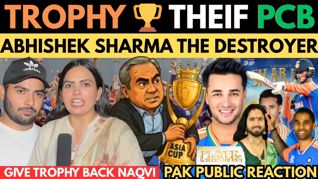 INDIA BLUNT REPLY TROPHY THIEF NAQVI GIVE BACK OUR TROPHY 🏆 ABHISHEK SHARMA PLAYER OF THE TOURNAMENT