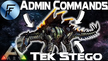 TEK STEGO ADMIN COMMANDS 😱 - ARK: Survival Evolved