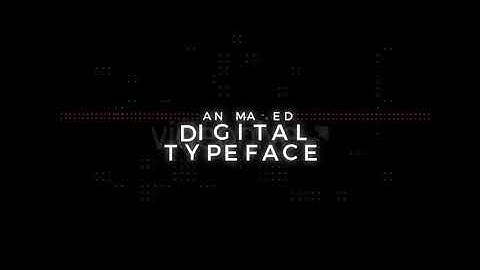 (Openers) Glitch: An Animated Digital Typeface by Motion_Squirrel | After Effects Template