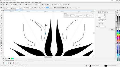 How to draw MANDALA in COREL DRAW