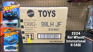 2024 Hot Wheels H Case International Full Case Unboxing | Treasure Hunt New To Market JDM Tuned