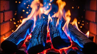 Celestial Flames β 12 Hours of Blue Ember Fireplace for Sleep, Calm Mind & Deep Serenity