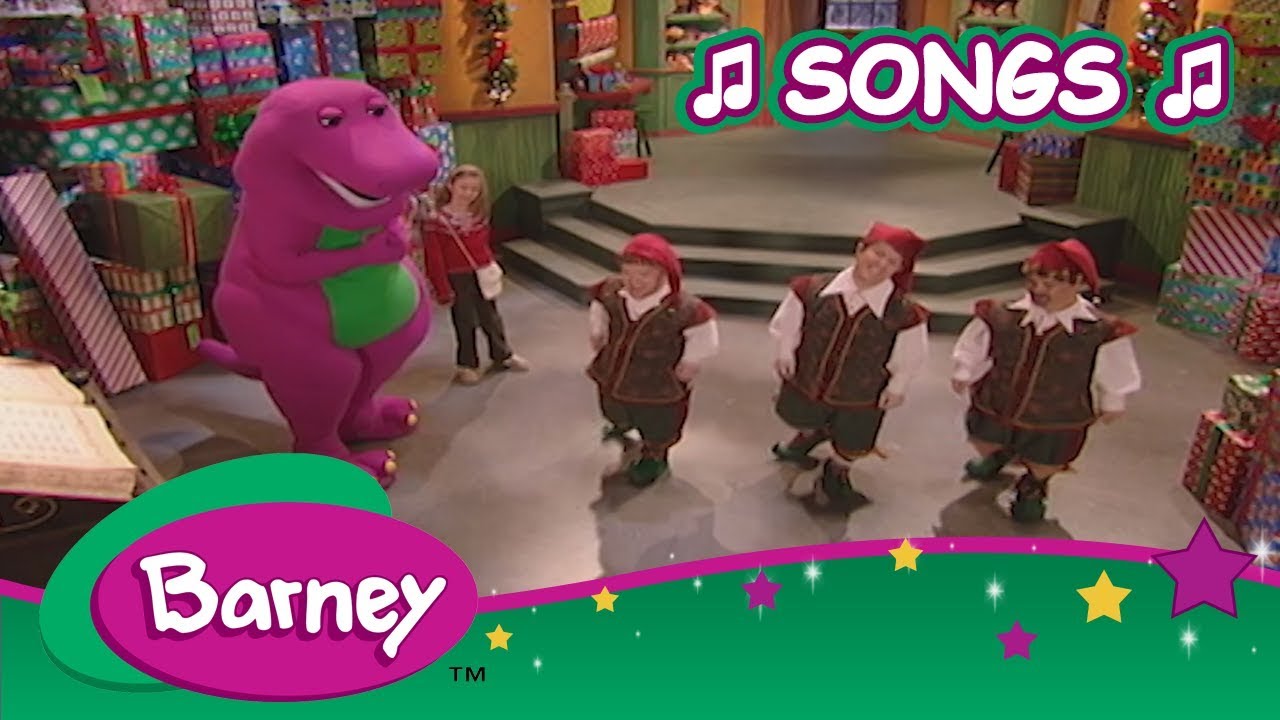 barney visit santa