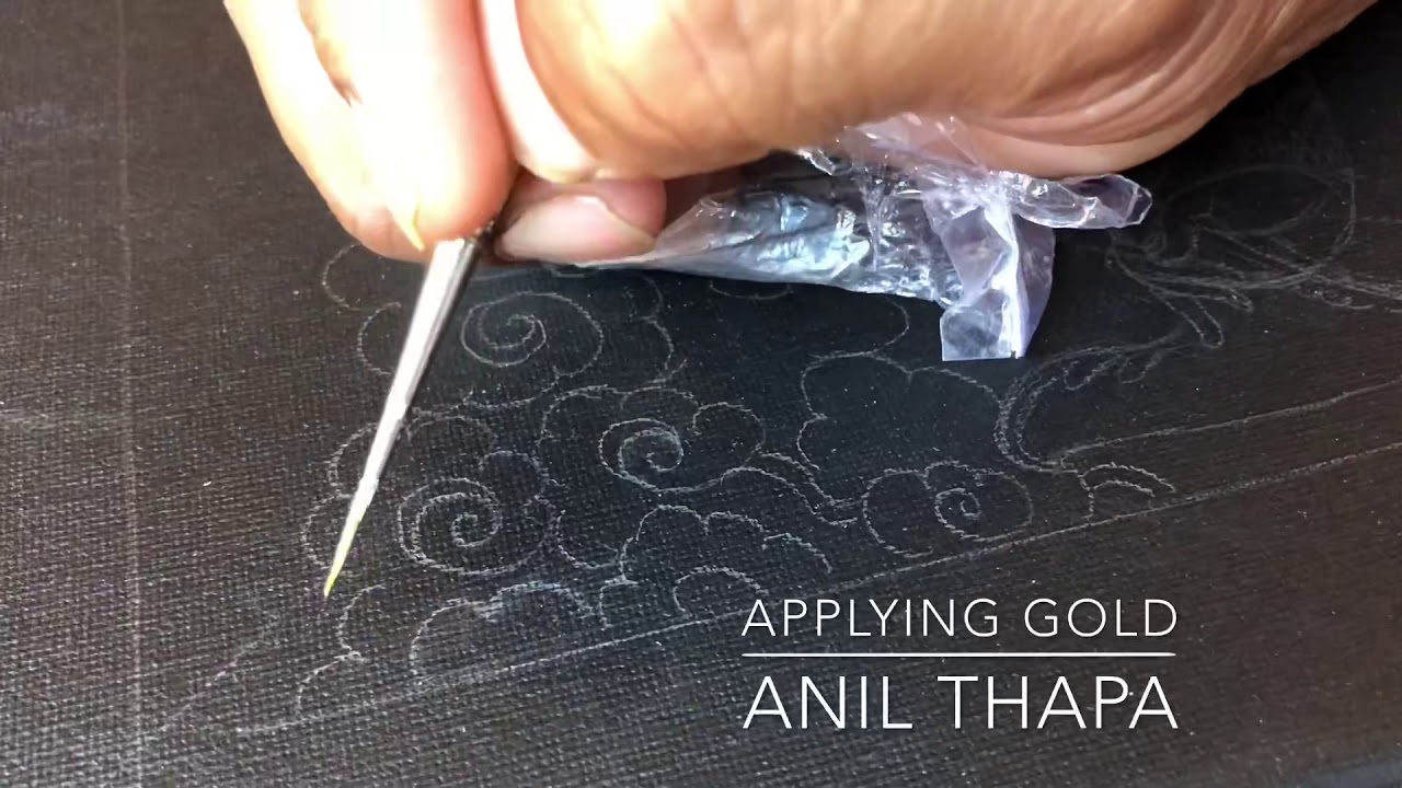 Thangka Paintings ( applying Gold