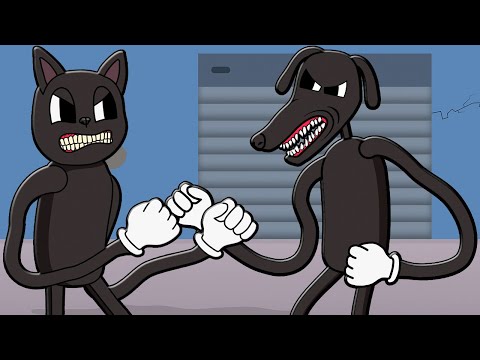 CARTOON CAT VS CARTOON DOG Trevor Henderson Creatures Cartoon Animation