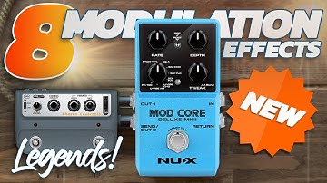 8 CLASSIC MODELLED guitar Modulation effects!