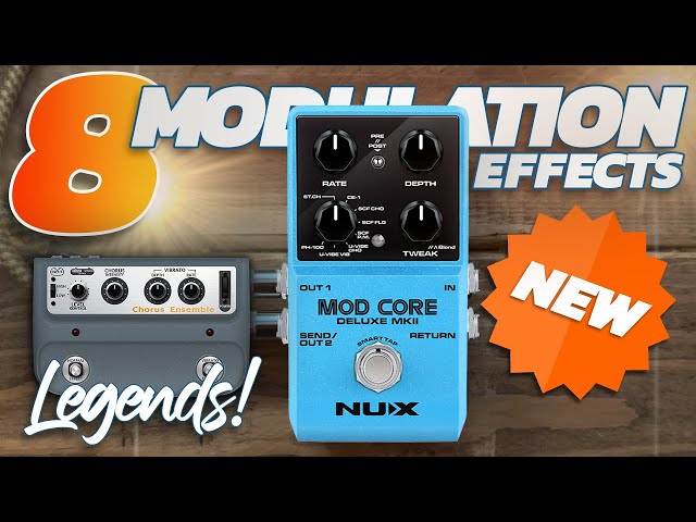 8 CLASSIC MODELLED guitar Modulation effects! - YouTube