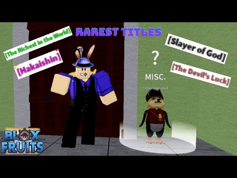 How to Get The Richest Title in Blox Fruit