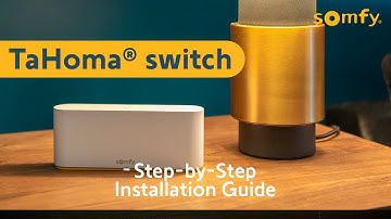 TaHoma switch Installation Guide | Somfy