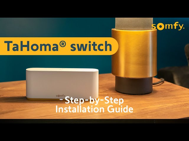 TaHoma switch Installation Guide