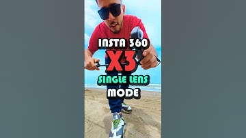 Powerful of the Single lens mode on #insta360x3 #waves #behindthescenes #bts #toturial #nature