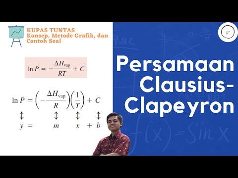 Video: Bagaimana cara menghitung persamaan Clausius Clapeyron?