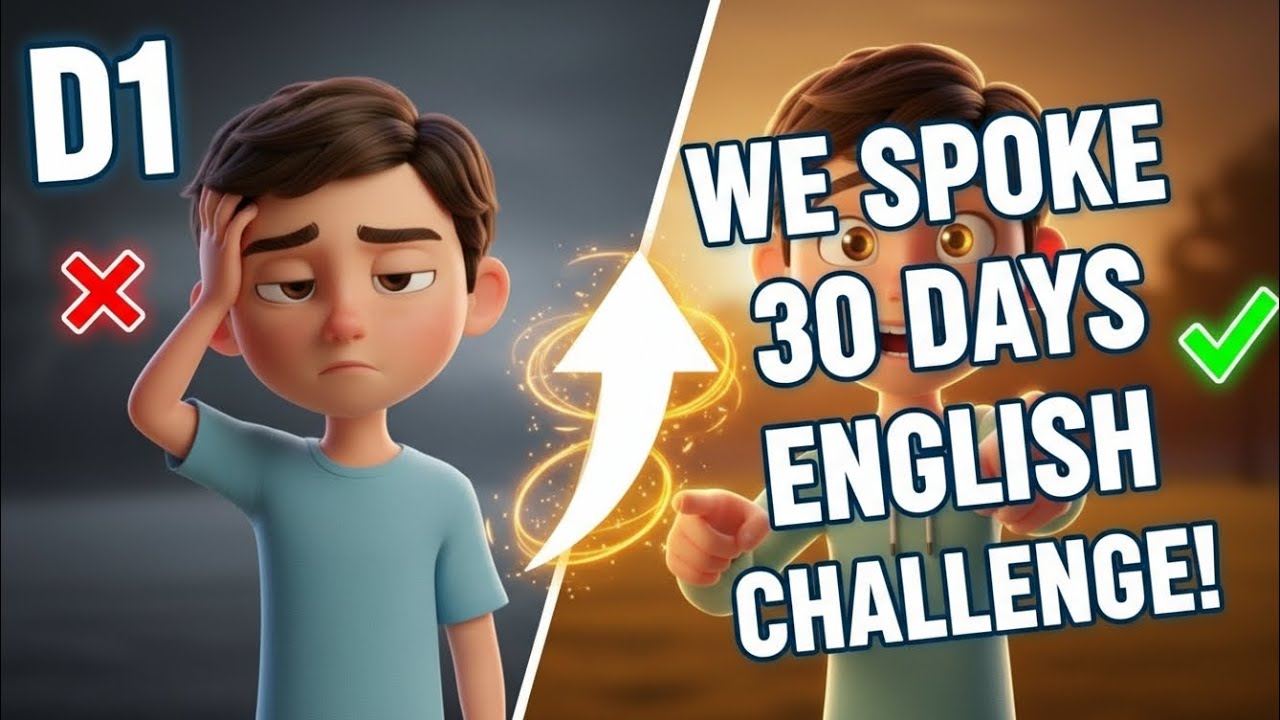 D1: I Spoke Only English for 30 Days (Real Transformation Challenge)