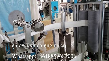 TEST Double deck 1/8 folding multi fold napkin tissue paper converting machinery