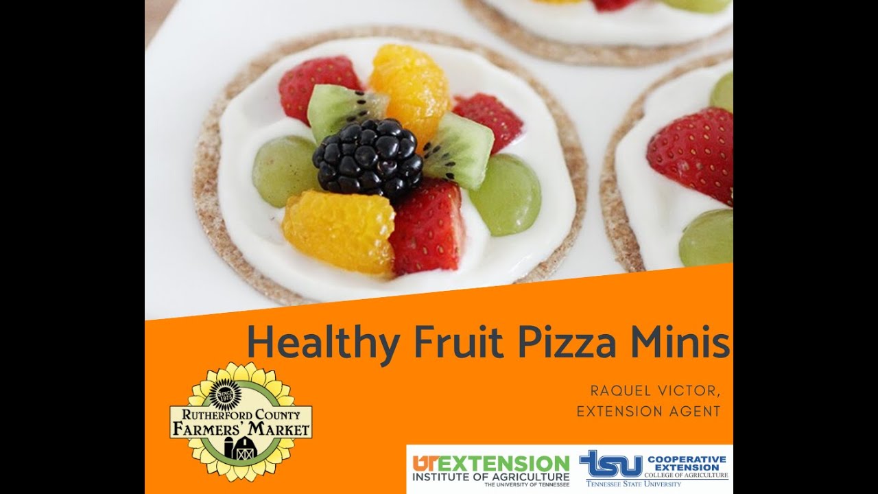 Healthy Fruit Pizza Minis YouTube