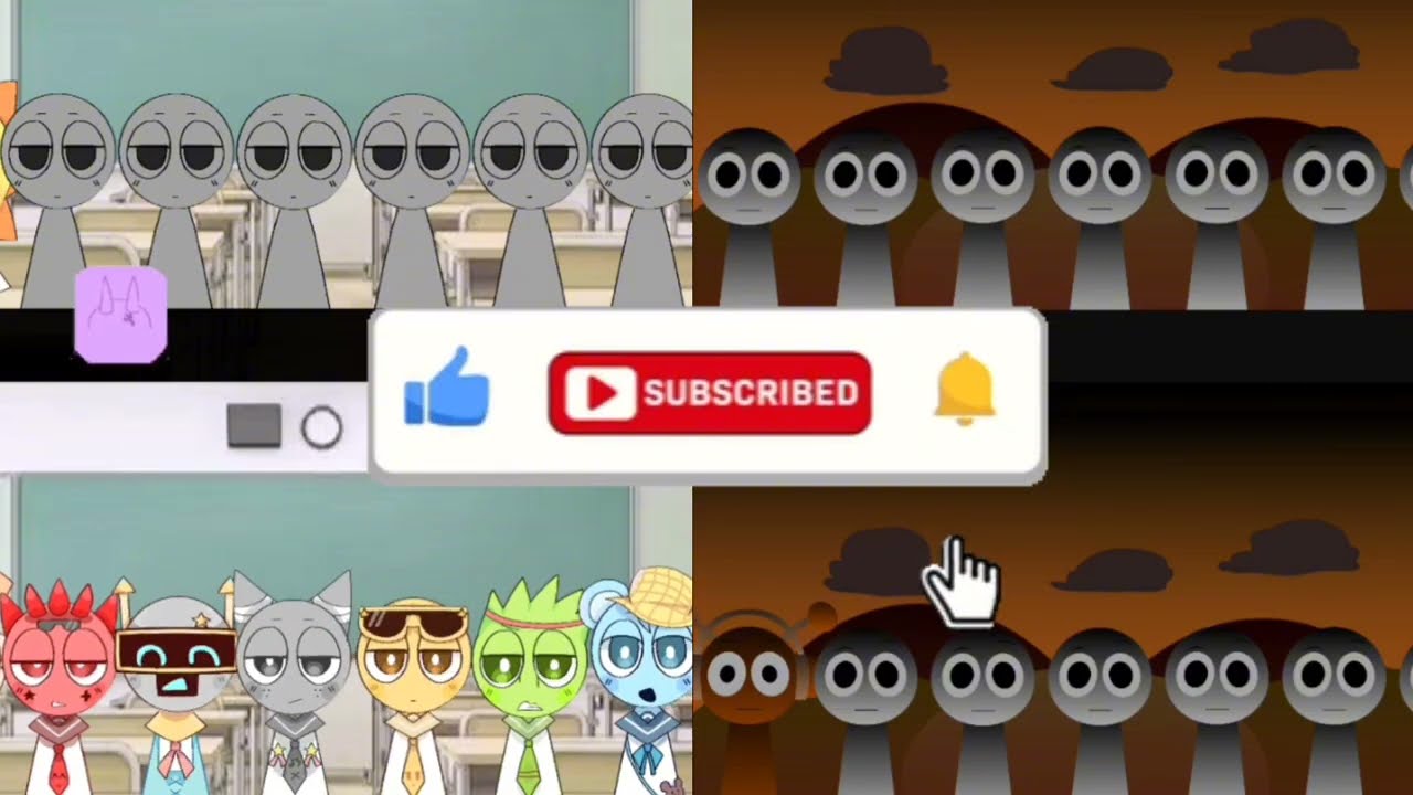 БОЙ ДОБРО ПРОТИВ ПЛОХОГО: SPRUNKI, ВЕЧЕР БОЕВЫХ ДЕЙСТВИЙ, INCREDIBOX 🌙 😤 😴