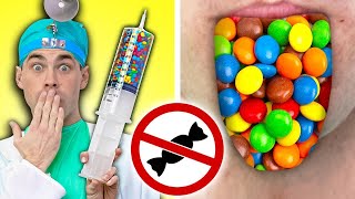 CRAZY WAYS TO SNEAK CANDY INTO THE HOSPITAL | HOW TO SNEAK SNACKS INTO HOSPITAL BY CRAFTY HACKS PLUS