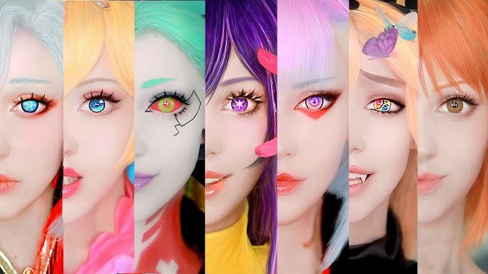 Danganronpa Mikan Tsumiki Cosplay Contacts