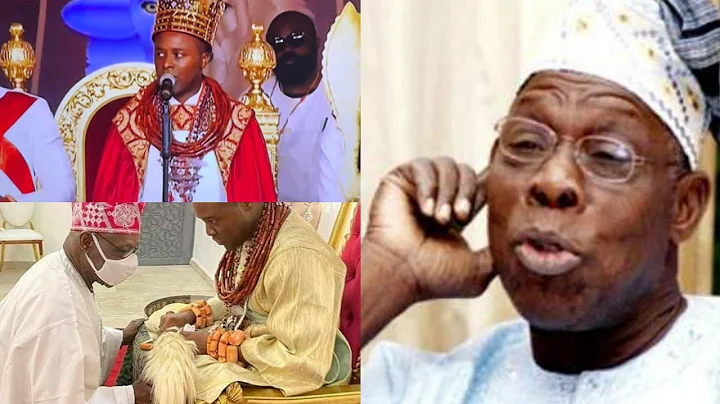 YOU WILL BE SO SHOCKED THE 2 ADVICE OBASANJO GAVE TO THE NEWYLY CROWNED OLU OF WARRI AS HE KN€ŁŤ...