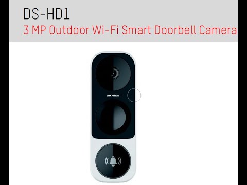 Video DS-HD1 3 MP Outdoor Wi-Fi Smart Doorbell Camera -... - youtube