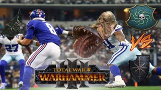 Dreaded Coast Melee Rush! Vampire Coast vs Warriors of Chaos - Total War Warhammer 3