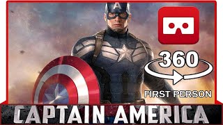 360° VR VIDEO   CAPTAIN AMERICA VR   DC COMICS   VIRTUAL REALITY 3D 4K