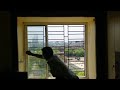 pleated system mosquito window net installation in Kolkata