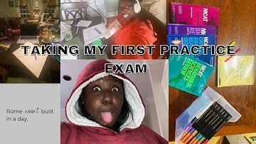 DAY IN THE LIFE: Taking my first MCAT practice exam, Starbucks, Barnes& Nobles...etc