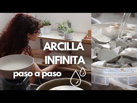Consigue arcilla infinita! Como reciclar arcilla seca PASO A PASO