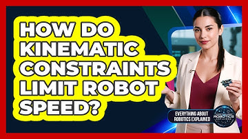 How do kinematic constraints limit robot speed?