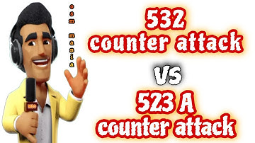 OSM TACTIC 2024 : OSM 523A COUNTER ATTACK  for play away & balanced squad .....and red referre