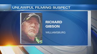 New Kent man wanted accused of illegally filming woman in Williamsburg