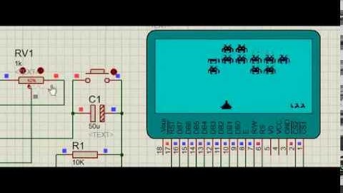 game in PIC16F877A using MikroC