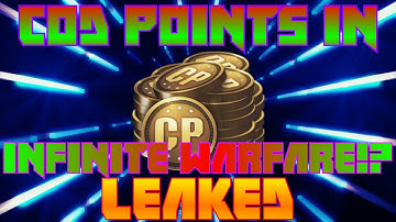 There will be COD points in Infinite Warfare!? Leaked?