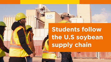 Students follow the soybean journey from farm to port