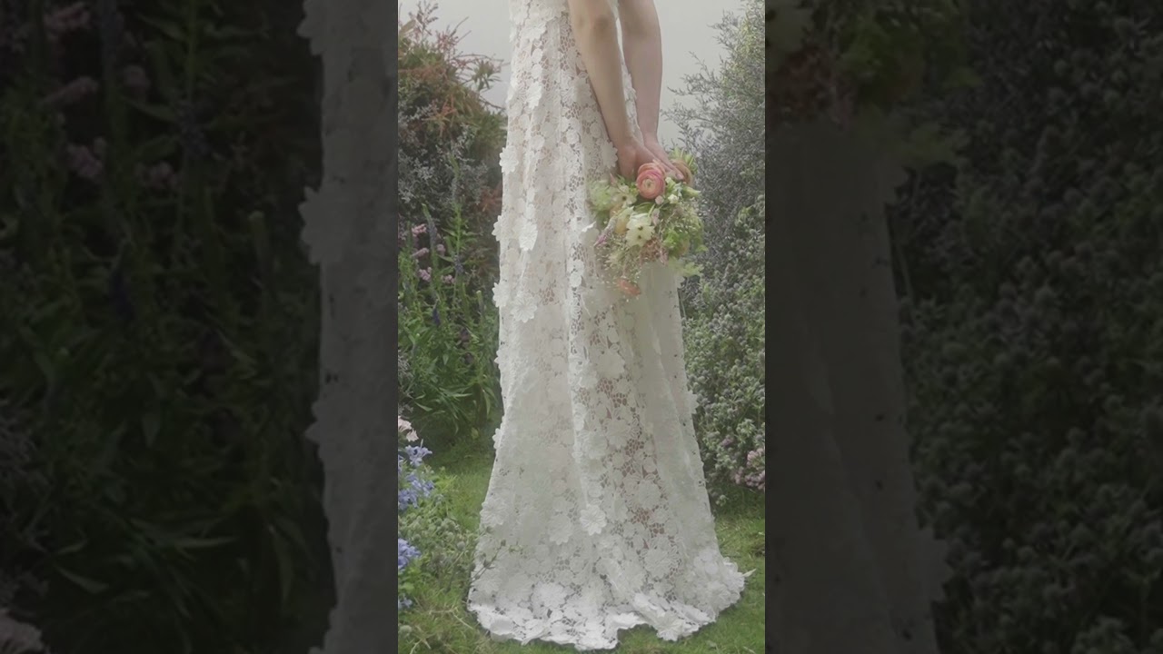 3D Floral Wedding Dress Made By POXI