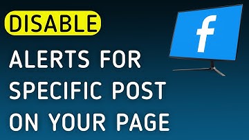How To Disable Notifications For Specific Post On your Page On Facebook App On PC (New Update)