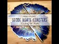 How to Make Geode Agate Resin Coasters