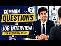 Common Questions in Job Interview for Fresh Graduate
