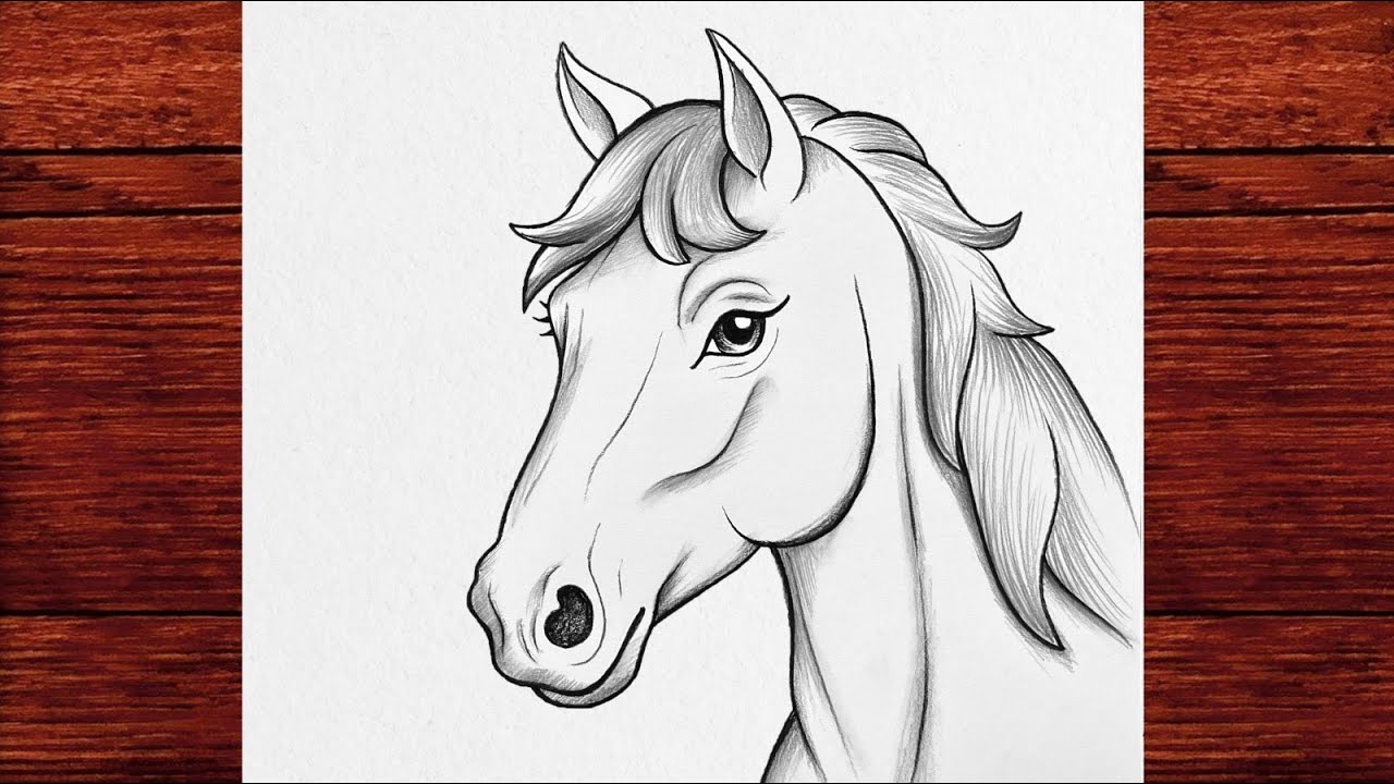 How to Draw a Horse with Pencil | Easy Step by Step Sketch Tutorial