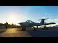Livestream flying the pa38 tomahawk from floro to kvernberget in microsoft flight simulator