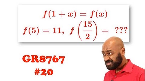 Math Subject GRE: Drawings! GR8767 #20