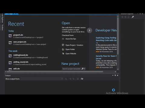 VISUAL STUDIO C++ :How to make a new c++ project in visual studio ?