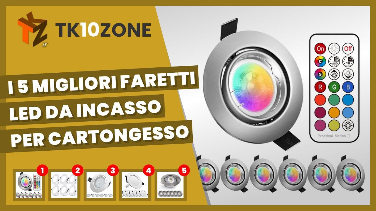 I 5 migliori faretti led da incasso per cartongesso 